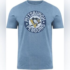 NHL Blue Short Sleeve Tee Pittsburgh Penguins